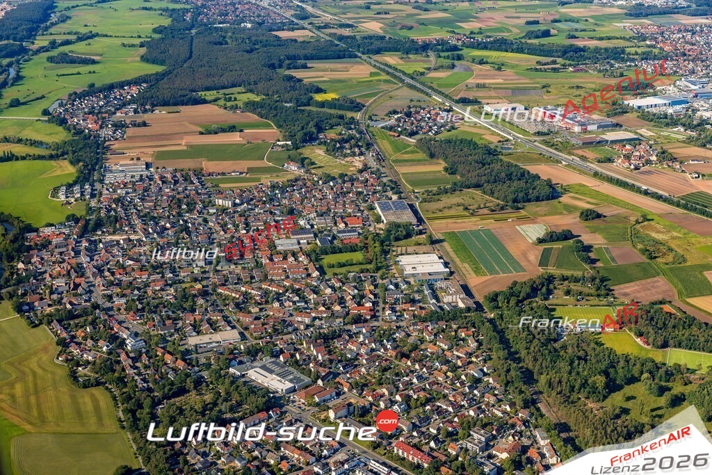 Stadeln Fürth Bild- Das Luftbild wurde 2025 vom UL-Flugzeug heraus erstellt ( keine Drohne ) - Hochauflösende Luftaufnahme -Nicht vergleichbar mit Google Maps oder Satelittenbilder- Die Geschenkidee !Mit Lizenz und Bildrechte bestellbar