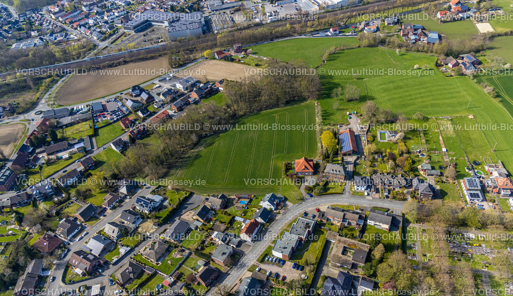 Hamm220403073NeueGehr | Luftbild, Neubaugebiet Neue Gehr in  Heessen, Hamm, Ruhrgebiet, Nordrhein-Westfalen, Deutschland