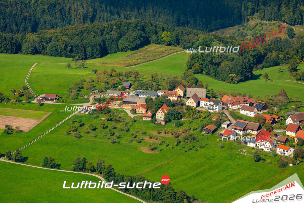 Siebenknie Murrhardt Bild- Das Luftbild wurde 2025 vom UL-Flugzeug heraus erstellt ( keine Drohne ) - Hochauflösende Luftaufnahme -Nicht vergleichbar mit Google Maps oder Satelittenbilder- Die Geschenkidee !Mit Lizenz und Bildrechte bestellbar