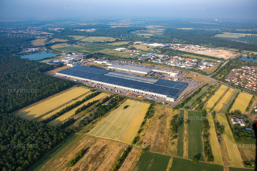 Luftbild: Goodyear Dunlop Tyres Germany in Philippsburg im Bundesland Baden-Württemberg in Deutschland. Foto: IMG_080518.jpg vom 12.06.2015 durch Werner Riehm/FLY-FOTO.de