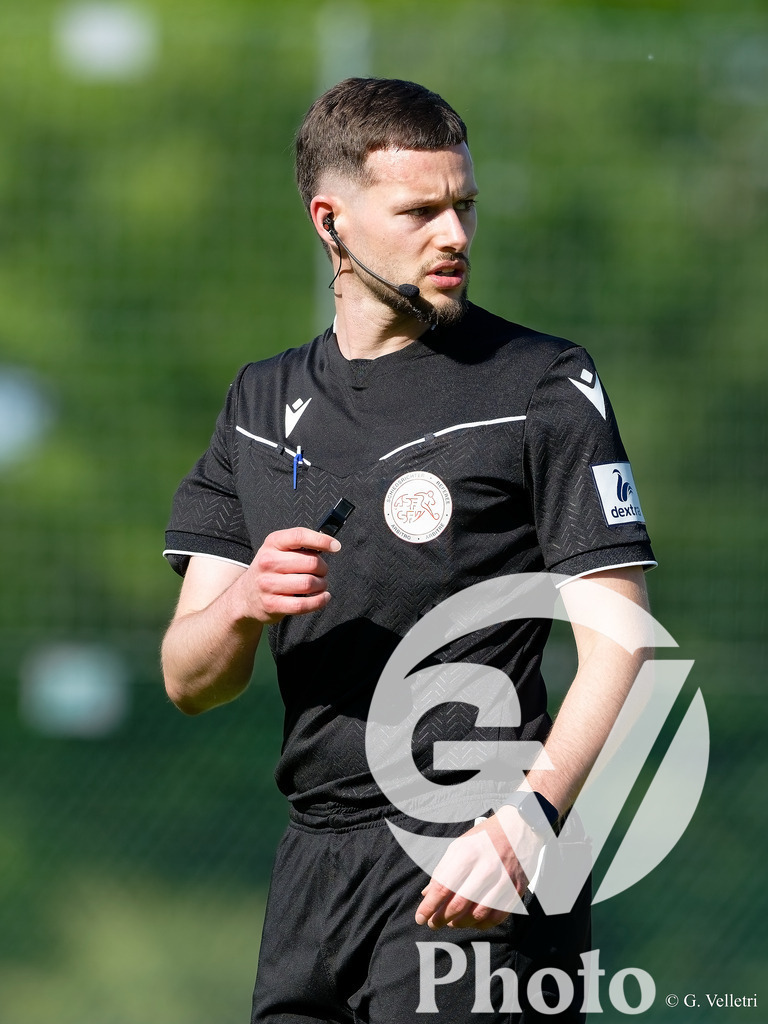 Lancy FC  v Servette FC M-21  - 1ere ligue Classic  | Geneva, Switzerland - April 25 : during the 1ere ligue Classic  match between Lancy FC  and Servette FC M-21  at Stade de Marignac on April 25 , 2026 in Geneva, Switzerland.