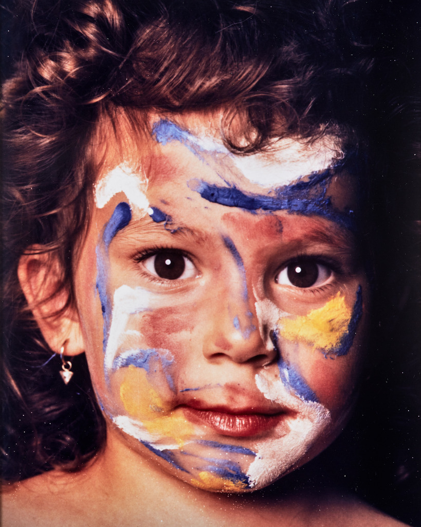 027art_Bee-Braxm_0919 | Werk aus  dem Jahr 1994   Nach einer Aktion im Ritterhausmuseum Offenburg. Kunstmaler Rainer Braxmaier und Modefotograf Wilfried Beege.