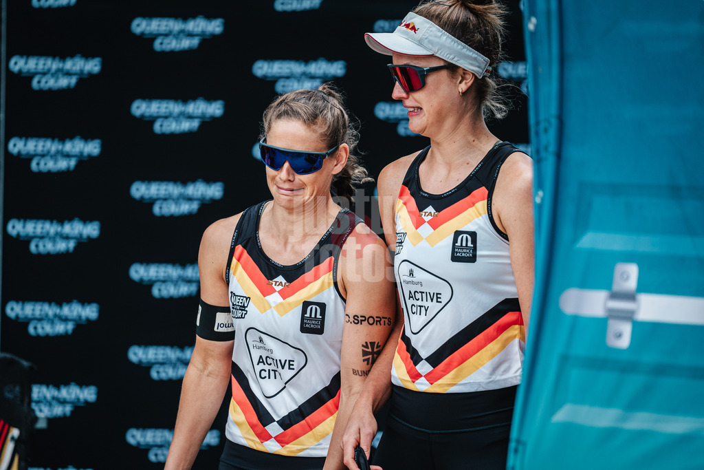 Beachvolleyball | Frauen | Queen and King of the Court | Hamburg | 02.06.2024 | Cinja Tillmann Svenja Müller