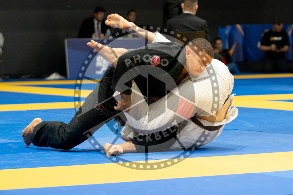 20240124PBB02270 | Fighters compete during the second day of the IBJJF European Championship in Paris, France, on January 24, 2024.