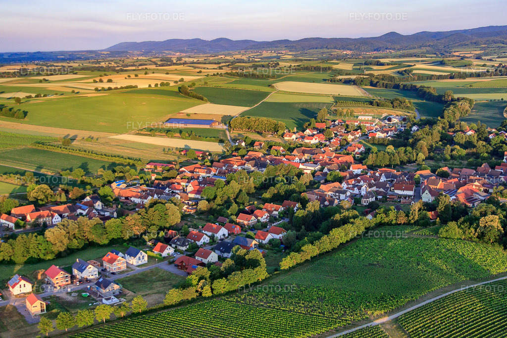 Luftbild: Kirchgasse aus Nordosten in Dierbach im Bundesland Rheinland-Pfalz in Deutschland.Foto: IMG_67810.jpg vom 14.06.2014 durch Werner Riehm/FLY-FOTO.deAuflösung des Originals: 4752 x 3168 px
