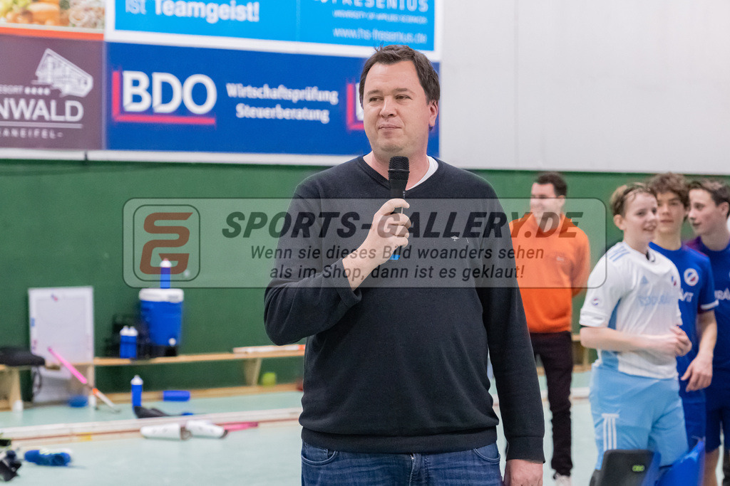 HK_20230305_106357 | Deutsche Meisterschaft MU16 Finale Mannheimer HC - Rot-Weiss Köln / Ehrungen am 5.3.2023 RWK, Köln ,