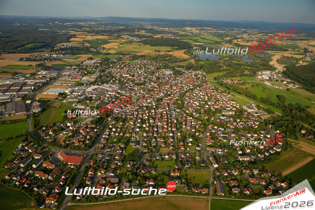 Das Luftbild zeigt :  Michelau - Die Luftaufnahme wurde 2024 vom UL-Flugzeug aus erstellt ( keine Drohne ) - Hochauflösende Luftaufnahme - Für grossformatige Ausdrucke geeignet. Die Geschenkidee !Mit Lizenz und Bildrechte bestellbar
