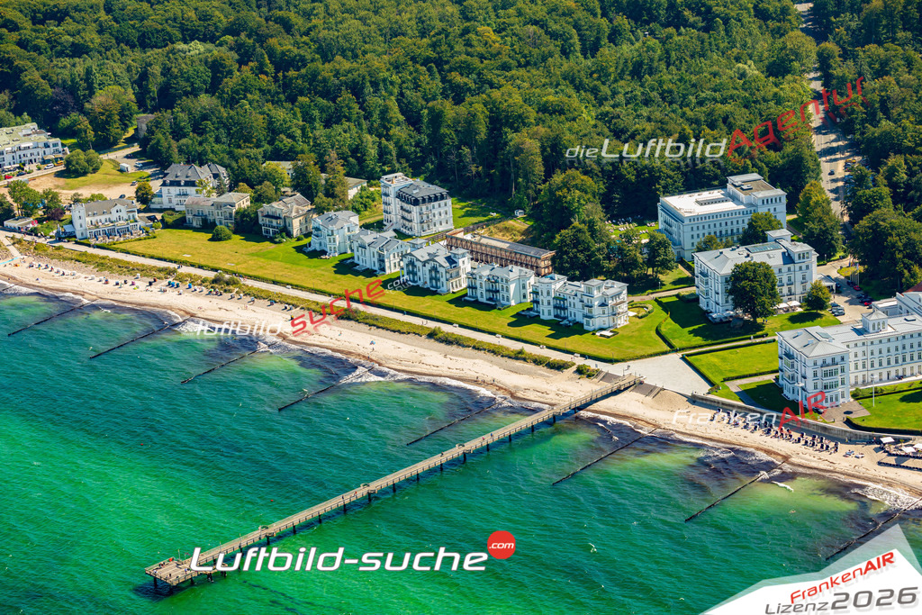 Heiligendamm Bad Doberan Bild- Das Luftbild wurde 2025 vom UL-Flugzeug heraus erstellt ( keine Drohne bzw. Drohnenaufnahme ) - Hochauflösende Luftaufnahme -Nicht vergleichbar mit Google Maps oder Satelittenbilder- Die Geschenkidee !Mit Lizenz und Bildrechte bestellbar - CC