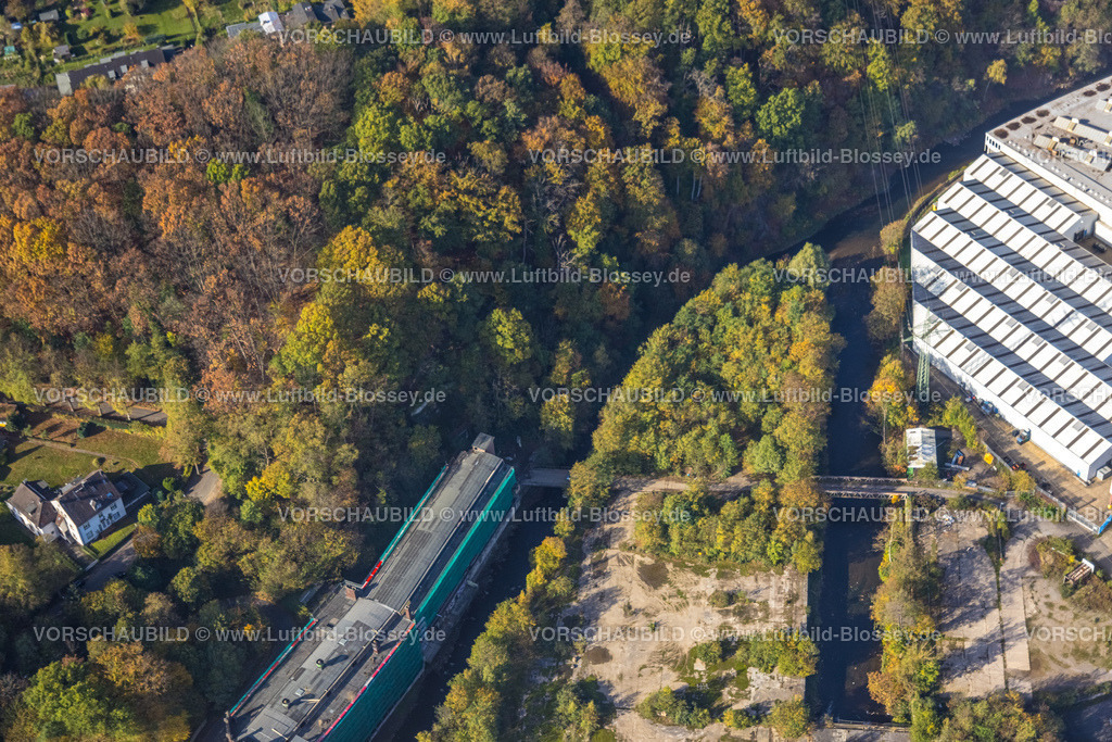 Hagen221015819 | Luftbild, Alte Schraubenfabrik Funcke und Hueck, Zusammenfluss Fluss Volme und Fluss Ennepe, Altenhagen, Hagen, Ruhrgebiet, Nordrhein-Westfalen, Deutschland