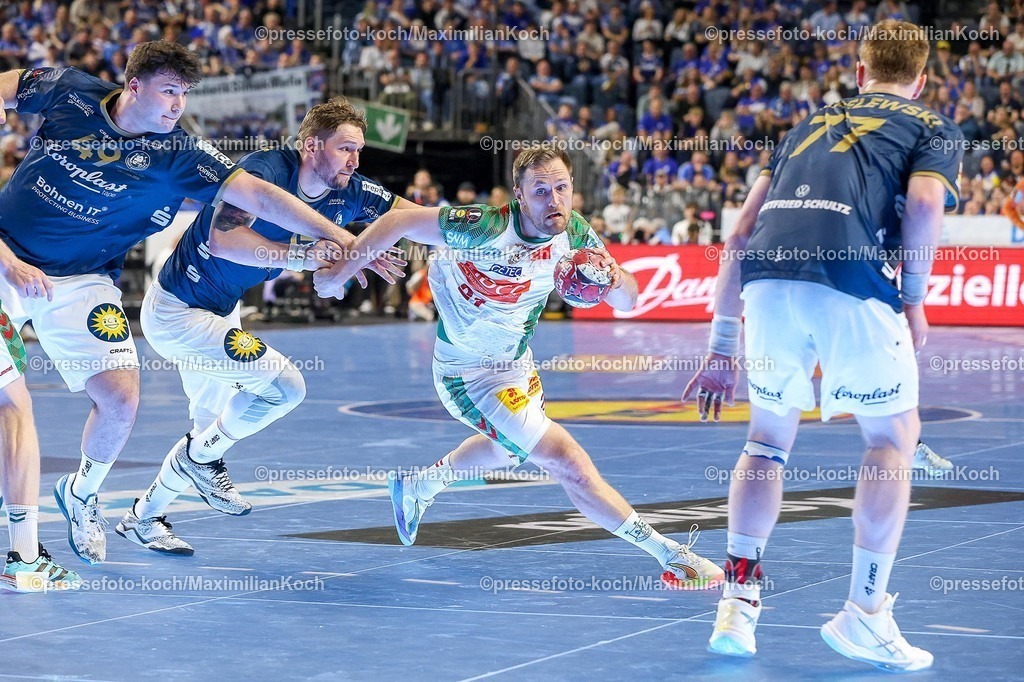 xSSCx18042602082 | 18.04.2026, xsscx, Handball, DHB-Pokal Lidl Final4, Halbfinale, Bergischer HC - SC Magdeburg, Saison 2025 / 2026 Herren, Lanxess Arena, Köln: Albin Lagergren (SC Magdeburg #21) Photo: xSandraxScherningxPressefotoKochx