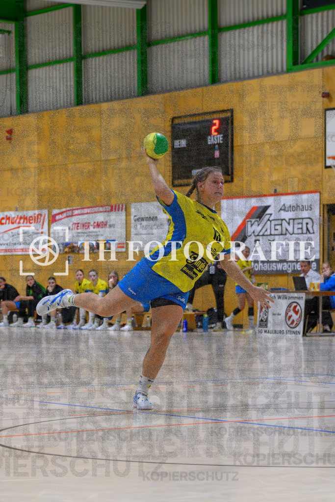 GER, SG Maulburg/Steinen - SV Allensbach 2, Handball, Suedbadenliga, 2. Spieltag, Saison 2023/2024, 14.10.2023 | Jennifer Dziubale (SV Allensbach 2, #13)

GER, SG Maulburg/Steinen - SV Allensbach 2, Handball, Suedbadenliga, 2. Spieltag, Saison 2023/2024, 14.10.2023

Foto: TH Fotografie/Thomas Hess