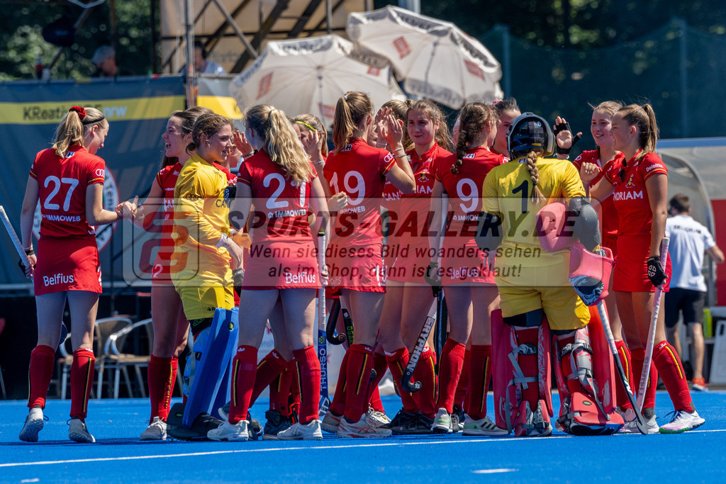 SFE_20230708_0010 | EuroHockey EM U18 Girls Belgium vs Scotland am 08.07.2023 in Krefeld (Gerd-Wellen-Hockeyanlage), Photo: Stephan Fehrmann 2023 (Sports-Gallery)