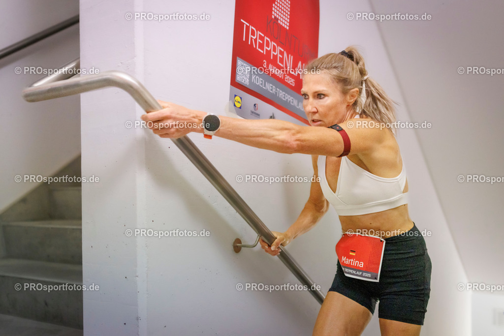 KölnTurm Treppenlauf; Köln, 03.08.2025 | Impressionen vom KölnTurm Treppenlauf am 03.08.2025 in Köln (Nordrhein-Westfalen). 