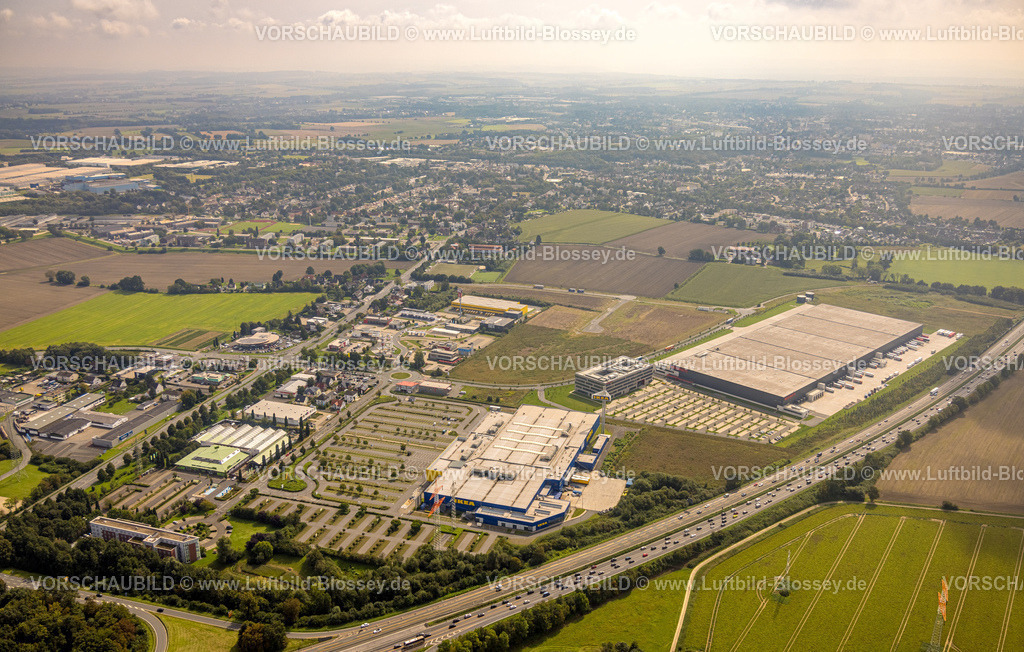 Kamen230900892 | Luftbild, Ikea und Woolworth Zentrallager Logistik, Gewerbegebiet Unna/Kamen, Südkamen, Kamen, Ruhrgebiet, Nordrhein-Westfalen, Deutschland