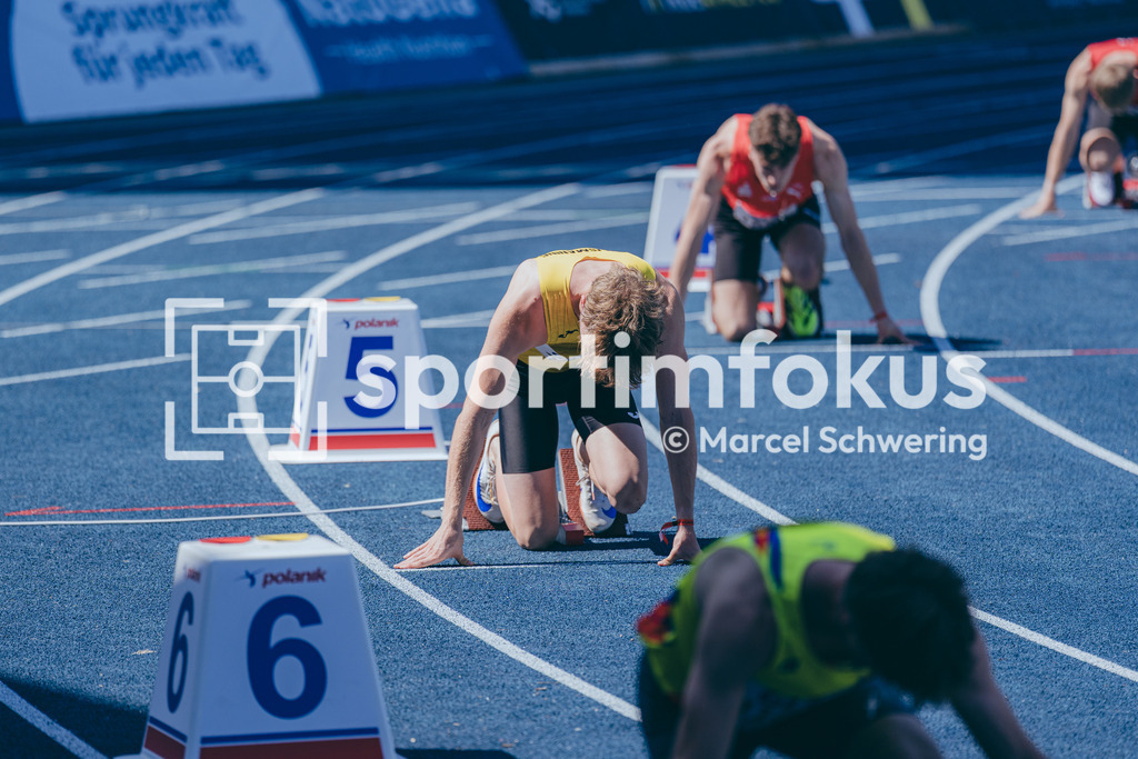 Deutsche Meisterschaften U20 / U16 2026 | Moritz Meske, TSV Ismaning, 428, 400-Meter-Lauf, Deutsche Meisterschaften der U20 &amp; U16 2026, Lohrheidestadion Bochum-Wattenscheid, 10.07.2026. Foto: Marcel Schwering / sportimfokus - Realisiert mit Pictrs.com