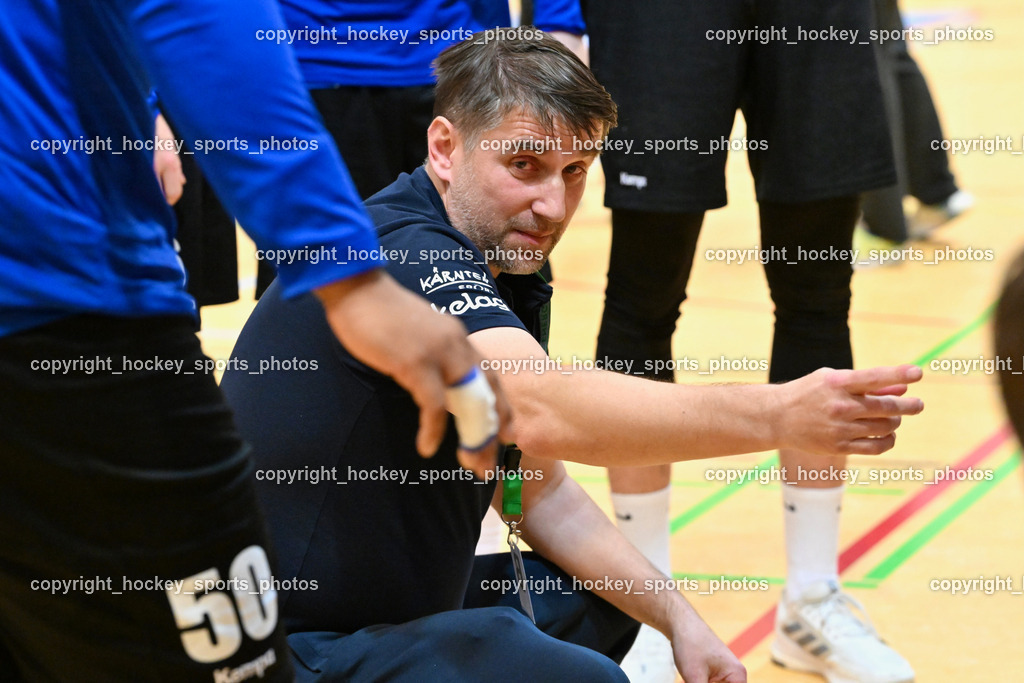 SC Ferlach vs. HSG Bärnbach/Köflach 30.3.2024 | Headcoach SC Ferlach BEGUS Robert, SC Ferlach vs. HSG Bärnbach/Köflach 30.3.2024, SC Ferlach vs. HSG Bärnbach/Köflach am 30.03.2024 in Ferlach (Ballspielhalle Ferlach), Austria, (Photo by Bernd Stefan)