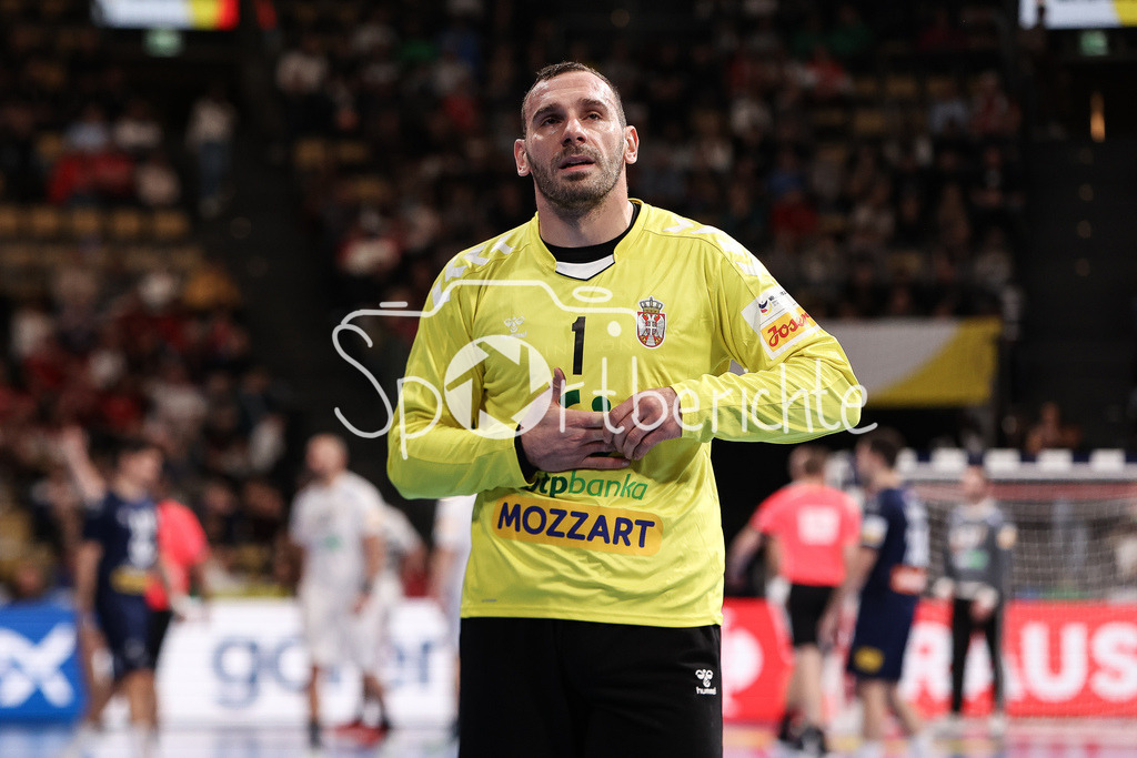 Serbien - Ungarn | Vladimir CUPARA (SRB #1)  in Aktion / Freisteller / Einzelfoto