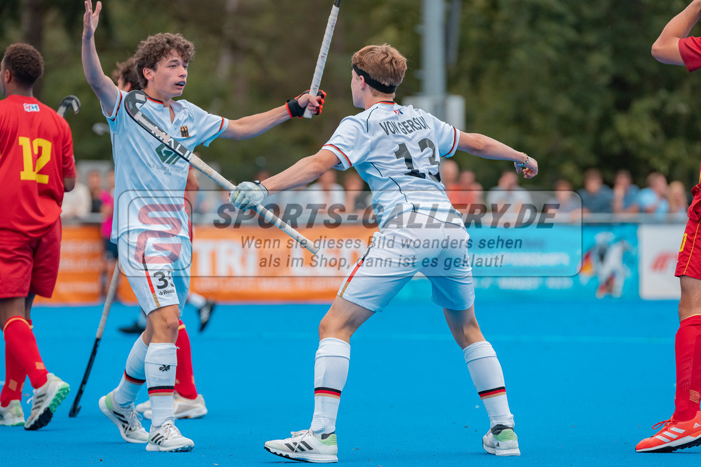 HK_20230715_102457 | Euro Hockey MU18 SF2 Spain vs Germany Championship Girls & Boys am 15.7.2023 CHTC , Krefeld ,