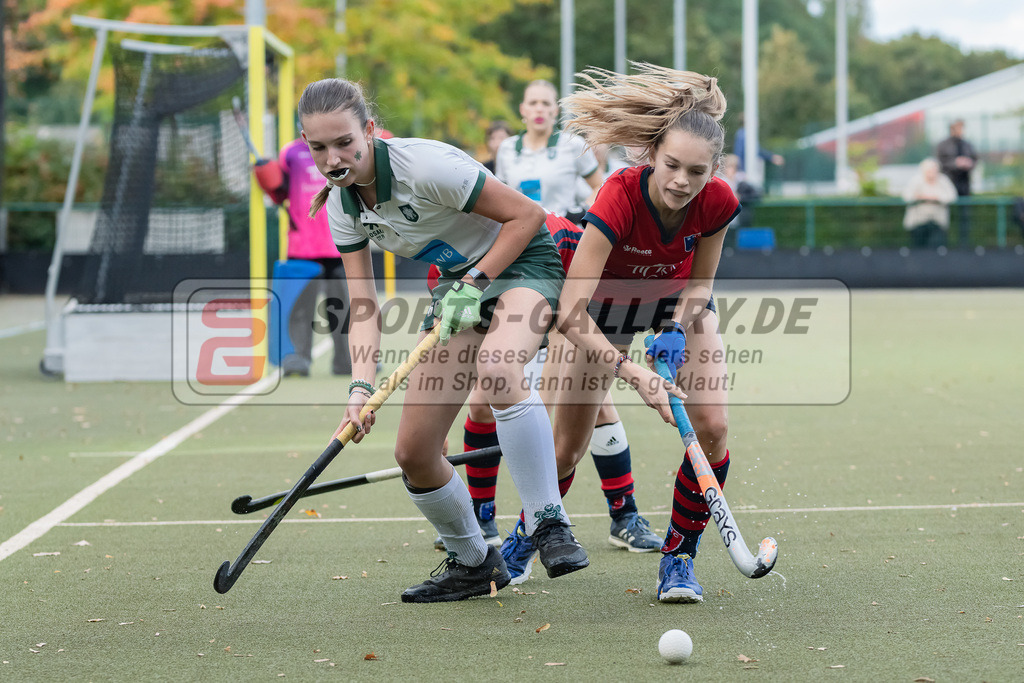 HK_20231021_105624 | Deutsche Meisterschaft WU16 Uhlenhorst Mülheim - Berliner HC am 21.10.2023 DHC, Düsseldorf ,