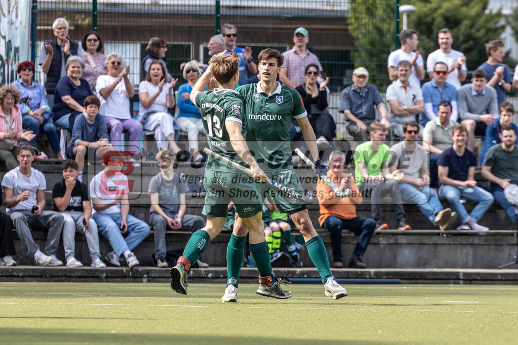 MJ_UHTC-RWK_13.04.2024-45 | Henrik Mertgens (Uhlenhorst Mülheim #13), Uhlenhorst Mülheim - Rot-Weiß Köln am 13.4.2024 in der Waldstadion, Mülheim a.d.Ruhr