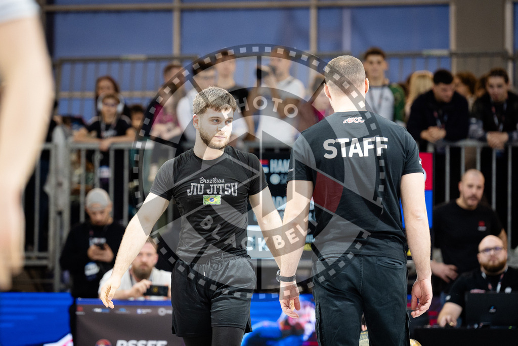 20260214PBB0146 | Fighters compete during the ADCC European Trials  competition day 1 in Belgrade, Serbia, on February 14, 2026.