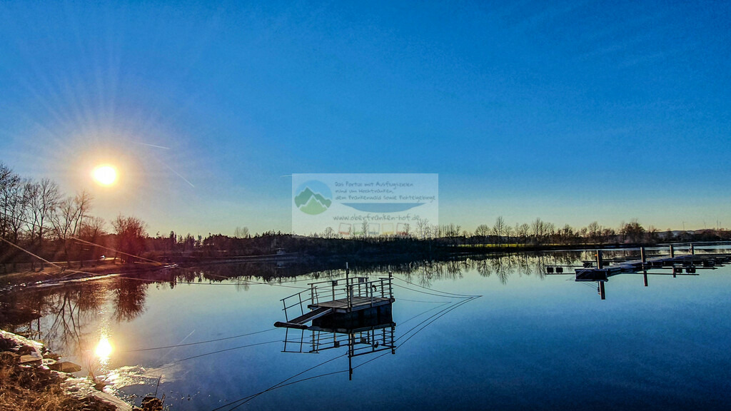 Sonnenuntergang am Förmitzspeicher | Impressionen rund um Hochfranken - Frankenwald - Fichtelgebirge - Realisiert mit Pictrs.com
