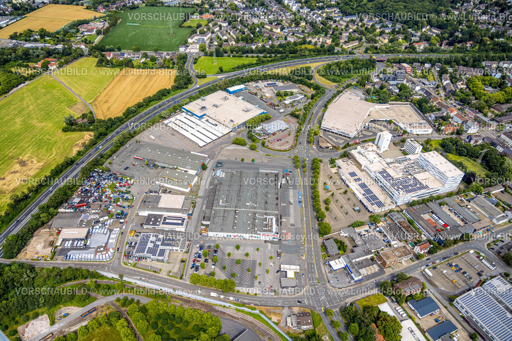 Muelheim240702877 | Luftbild, Gewerbegebiet Mannesmannstraße, Dümpten - West, Mülheim an der Ruhr, Ruhrgebiet, Nordrhein-Westfalen, Deutschland