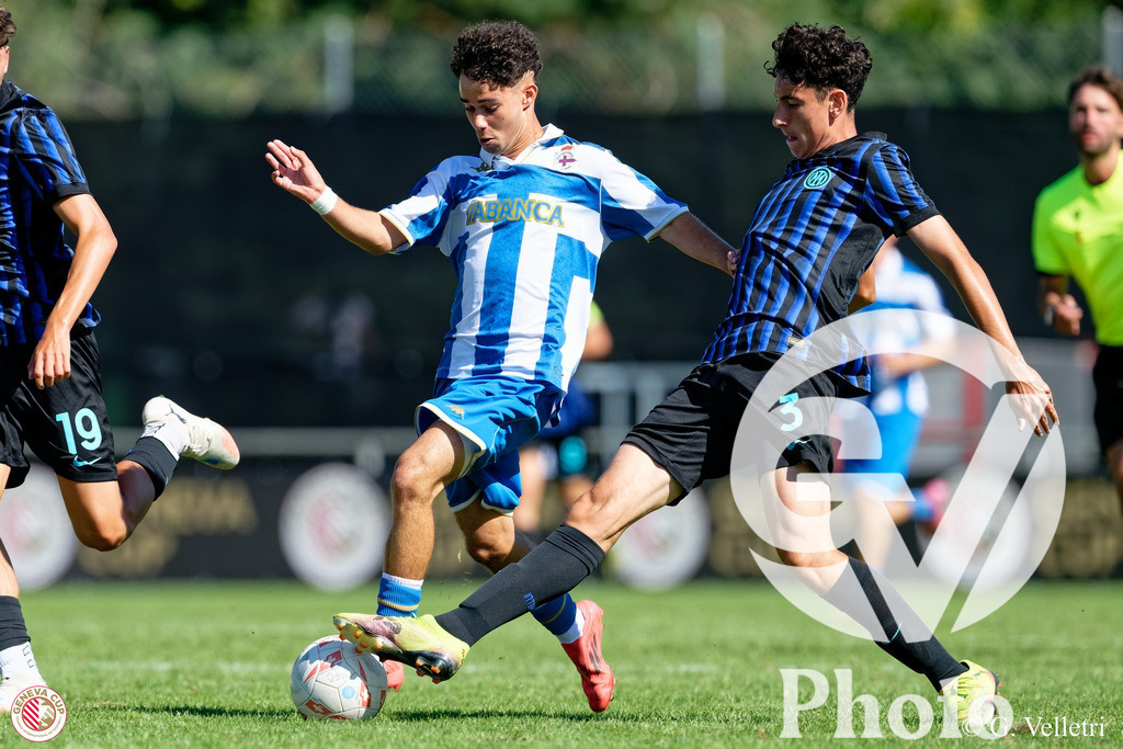 GenevaCup 3-4 - RC Deportivo v FC Inter Milan | during the GenevaCup 3-4 match between RC Deportivo and FC Inter Milan at Stade des Arberes in Meyrin, Switzerland