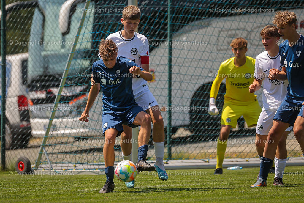 BQ3I5195 | 17.06.2023; Testspiel; Rasenplatz Offdilln; VfL Bochum U17 - Eintracht Frankfurt U17; Ergebnis: 3:1 (1:1)