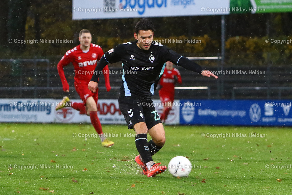 NH_FCEintrachtNorderstedt_SVWerderBremenU23_RegionalligaNord_17112024 | #23 Kein Sato (SV Werder Bremen U23)Fußball I Herren I Regionalliga Nord I Saison 2024-2025 I 19. Spieltag I FC Eintracht Norderstedt - SV Werder Bremen U23 I 17.11.2024 I Edmund-Plambeck-Stadion