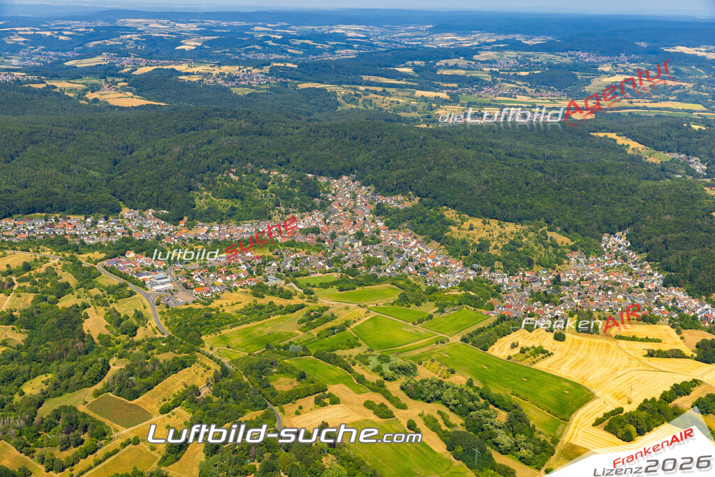 Das Luftbild zeigt :  Glattbach - Die Luftaufnahme wurde 2023 vom UL-Flugzeug aus erstellt ( keine Drohne ) - Hochauflösende Luftaufnahme - Für grossformatige Ausdrucke geeignet. Die Geschenkidee !Mit Lizenz und Bildrechte bestellbar