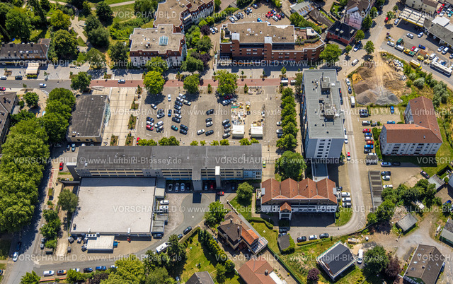 Hattingen230708319 | Luftbild, Marktplatz Welper mit Baustelle, Welper, Hattingen, Ruhrgebiet, Nordrhein-Westfalen, Deutschland