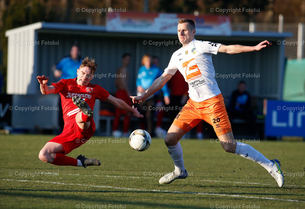 A_LUI_18032023_27 | SPORT,FUSSBALL,LT1 OOE LIGA ASKOE OEDT-SPG WALLERN/ST.MARIENKIRCHNEN 18.03.2023 IM BILD: MARTIN LINDAK (OEDT) UND PHILLIPP MITTER (SPGWALLERN) FOTO:FOTOLUI