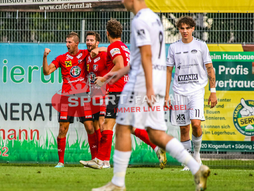 ASK Klagenfurt - Union Gurten Regionalliga 1. Runde | ASK Klagenfurt - Union Gurten am 28.07.2023 in Klagenfurt
(Stadion Fischl), Austria, (Photo by Ernst Krawagner sport-fan.at) - Realisiert mit Pictrs.com