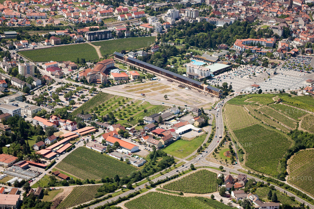 Luftbild: Bad Dürkheim, Saline im Ortsteil Pfeffingen in Bad Dürkheim im Bundesland Rheinland-Pfalz in Deutschland. Foto: IMG_30124.jpg vom 05.07.2010 durch Werner Riehm/FLY-FOTO.de