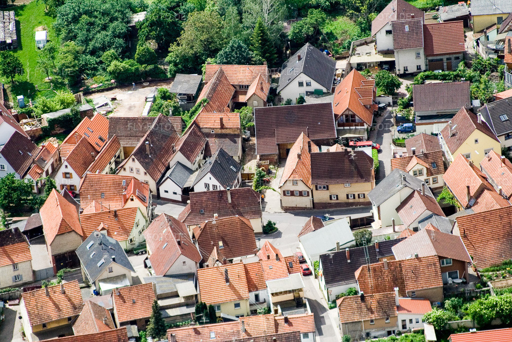 Luftbild: Jendersgasse im Ortsteil Arzheim in Landau im Bundesland Rheinland-Pfalz in Deutschland. Foto: IMG_2143.jpg vom 24.05.2006 durch Werner Riehm/FLY-FOTO.de