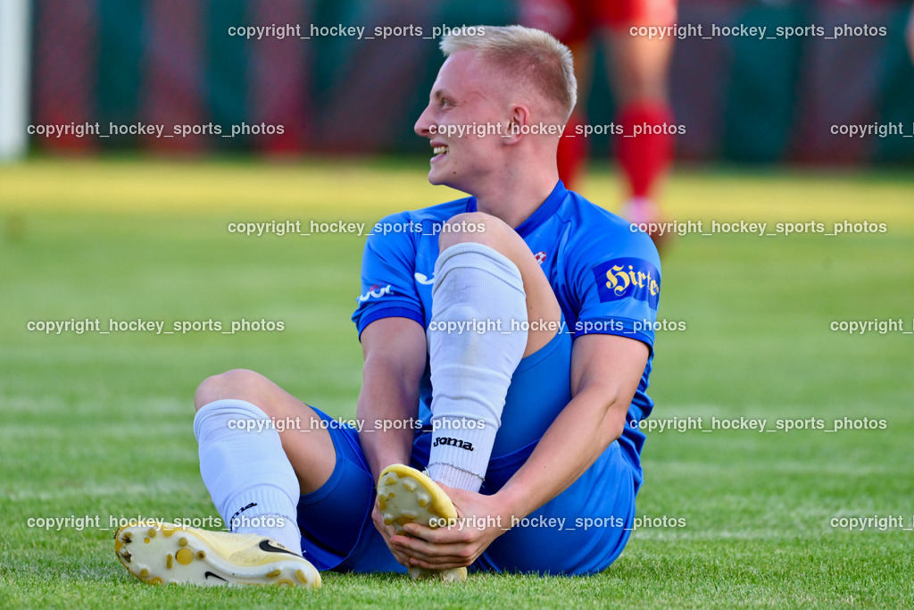 SV St.Jakob vs. SAK | #6 Toni Dullnig SAK, SV St.Jakob vs. SAK, SV St.Jakob vs. SAK am 23.08.2024 in St. Jakob im Rosenthal (Sportplatz St. Jakob), Austria, (Photo by Bernd Stefan)