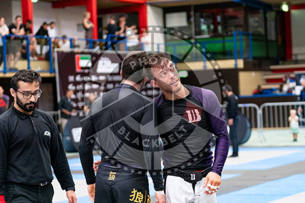 20230826PBB54848 | Fighters compete during the AJP INTLPRO BJJ and grappling competition in Hamburg, Germany, on August 26 2023.