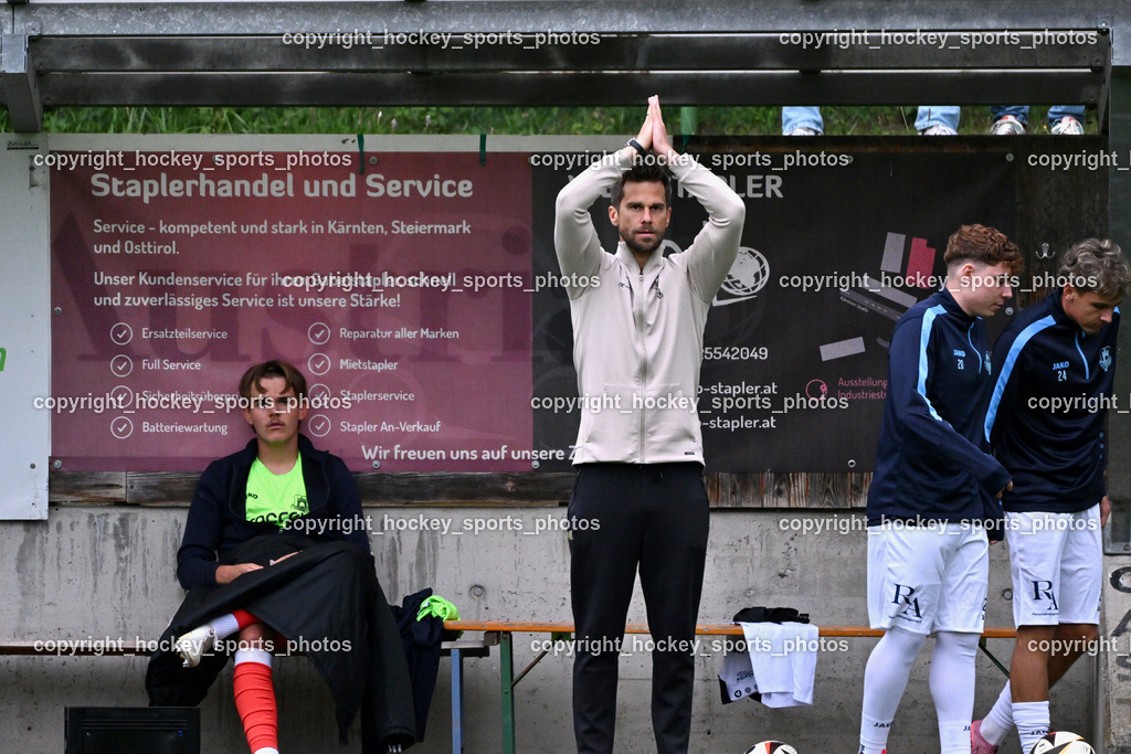 SV Arnoldstein vs. ATUS Velden | Headcoach ATUS Velden Günther Kuster, SV Arnoldstein vs. ATUS Velden, SV Arnoldstein vs. ATUS Velden am 16.09.2025 in Arnoldstein (Waldparkstadion Arnoldstein), Austria, (Photo by Bernd Stefan)