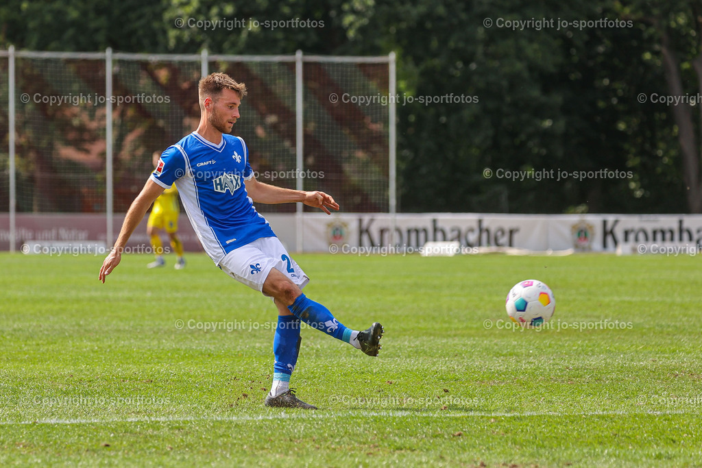Giessen_Darmstadt (213) | 16.07.2023; Testspiel; Waldstadion Gießen; FC Gießen - SV Darmstadt 98; Ergebnis: 2:0 (0:0)