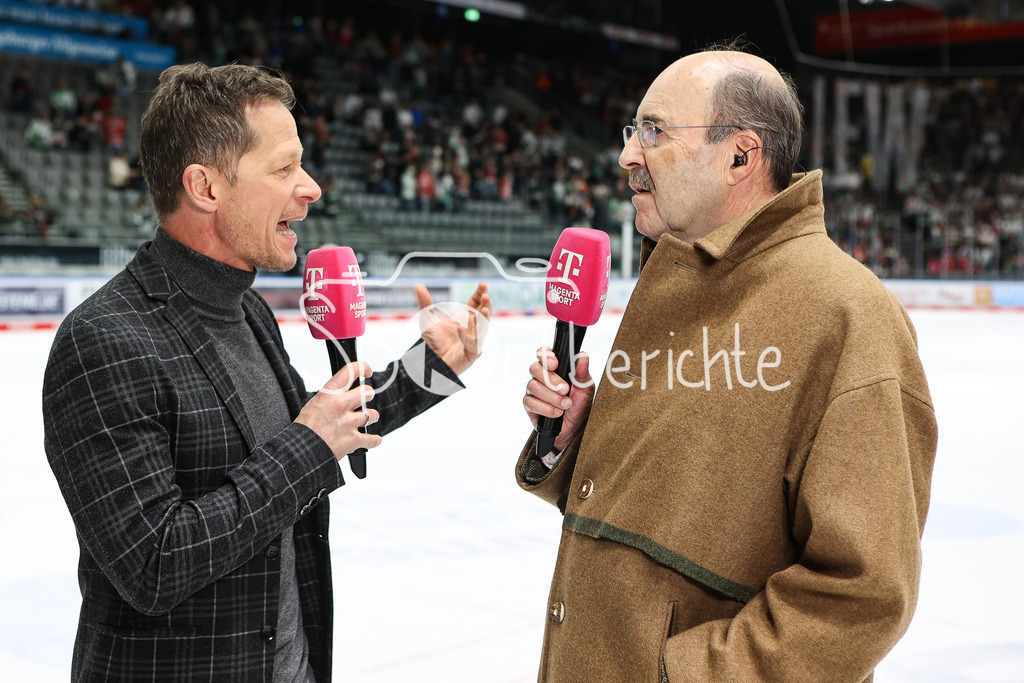 Augsburger Panther - Nürnberg ICE Tigers | Sascha BANDERMANN und Fritz von Thurn und Taxis analysieren das Retro Derby zwischen Augsburg und Nuernberg nach der Partie / DEL Retro Spiel / Magentasport / Magenta Sport