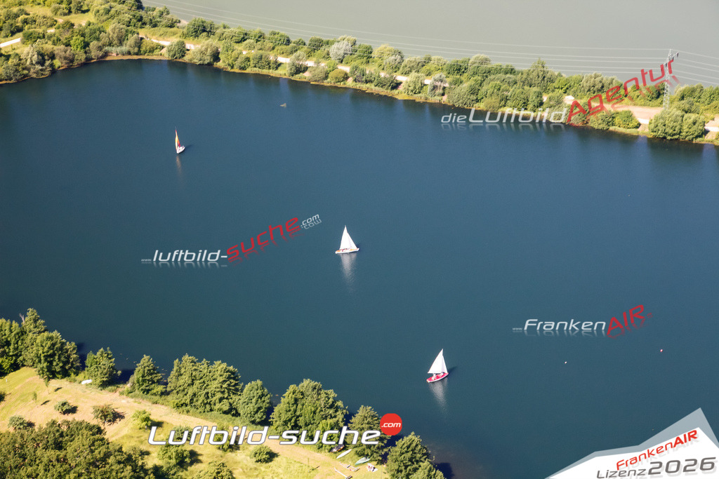 Die Luftaufnahme Oberau - Bad Staffelstein wurde vom UL-Flugzeug (keine Drohne) aus fotografiert.Hohe Druck- Auflösung-die Geschenkidee!
