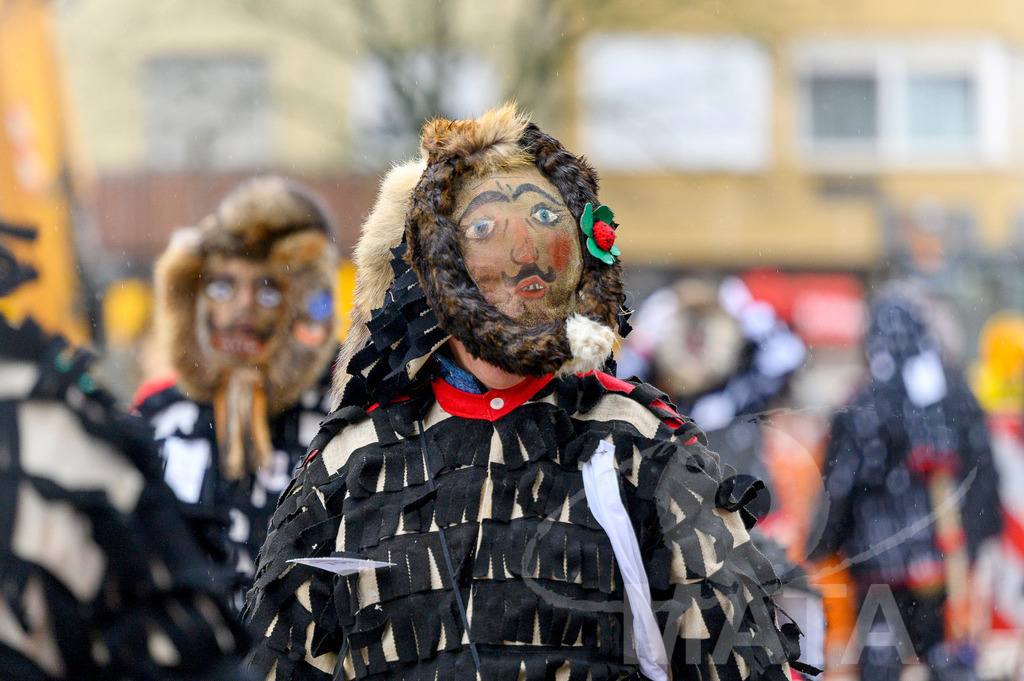 _DWA2338 | Trotz Nieselregen schlängelte sich der „Gaudiwurm“ am Sonntag durch die Nürnberger Innenstadt an tausenden Faschingsfans vorbei.  Nürnberg, 11.02.2024 - Realisiert mit Pictrs.com