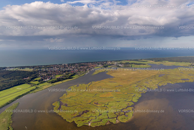 Zingst12082574 | Insel Großer Kirr, Barther Bodden,  Pruchten, Ostsee, Mecklenburg-Vorpommern, Deutschland, Europa