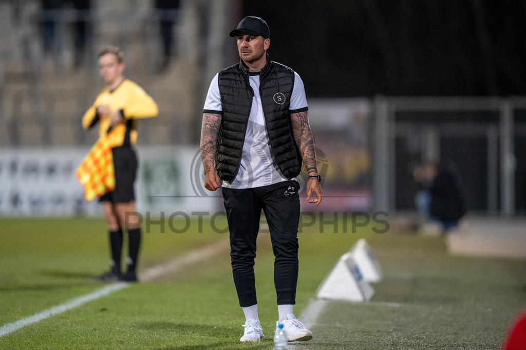 SG Sonnenhof Grossaspach vs. SSV Ulm 1846 Fussball, Fussball, WFV-Pokal, Viertelfinale, 01.04.2026 | Pascal Reinhardt (Trainer SG Sonnenhof Großaspach),SG Sonnenhof Grossaspach vs. SSV Ulm 1846 Fussball, Fussball, WFV-Pokal, Viertelfinale, 01.04.2026