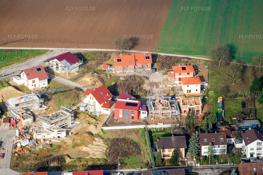 Luftbild: Am Höhenweg in Kandel im Bundesland Rheinland-Pfalz in Deutschland. Foto: IMG_14753.jpg vom 26.11.2008 durch Werner Riehm/FLY-FOTO.de