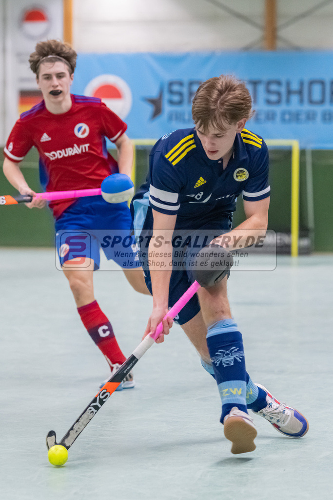 HK_20230304_105835 | Deutsche Meisterschaft MU16 Zehlend. Wespen - Mannheimer HC am 4.3.2023 RWK, Köln ,