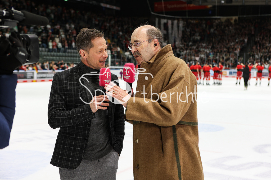Augsburger Panther - Nürnberg ICE Tigers | Sascha BANDERMANN und Fritz von Thurn und Taxis analysieren das Retro Derby zwischen Augsburg und Nuernberg nach der Partie / DEL Retro Spiel / Magentasport / Magenta Sport