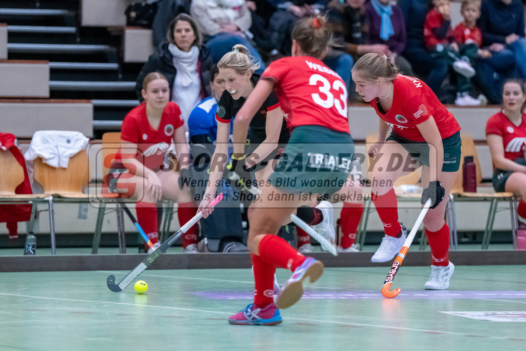 HK_20241214_100111 | 2. Bundesliga Halle Damen Crefelder HTC - DSD Düsseldorf am 14.12.2024 Halle Glockenpitz, Krefeld ,