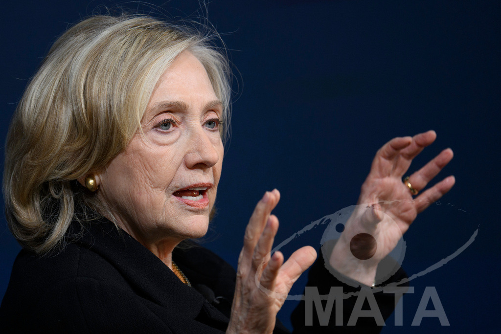 _DWA3855 | Die US-Politikerin Hillary Clinton auf der Veranstaltung Bridging Scholarship and Statecraft im Rahmen der Münchner Sicherheitskonferenz 2026. München, 13.02.2026 Bayern Deutschland  - Realisiert mit Pictrs.com